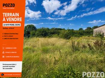 Vente Terrain 616 m&sup2;La Haye-Pesnel