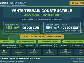 Vente Terrain 556 m&sup2;La Mothe-Achard