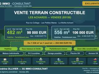Vente de terrain