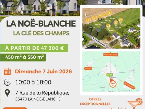 Vente de terrain La Noë-Blanche 35