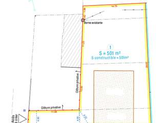 Vente de terrain