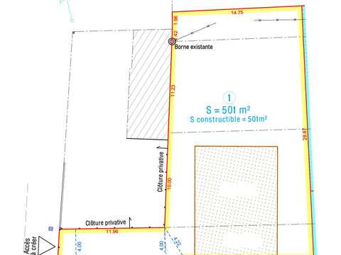 Vente de terrain