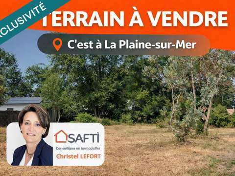 Vente de terrain La Plaine-sur-Mer 44