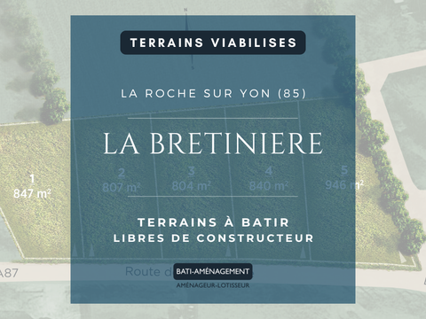 Vente de terrain La Roche-sur-Yon 85
