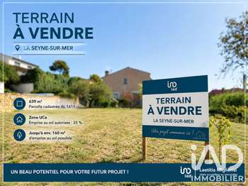 Vente Terrain 639 m&sup2;La Seyne-sur-Mer