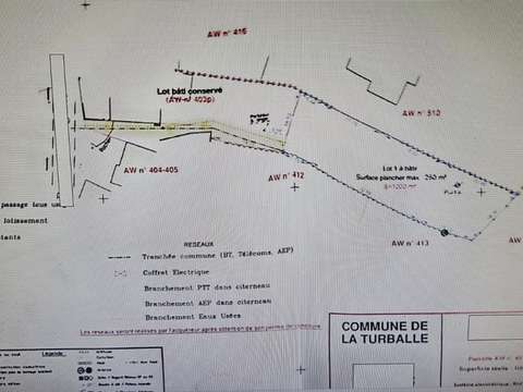 Vente de terrain