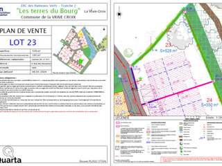 Vente de terrain