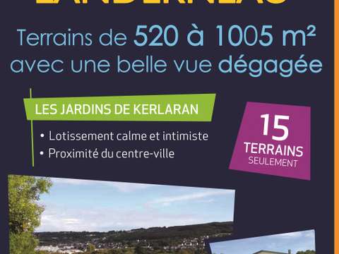 Vente de terrain Landerneau 29