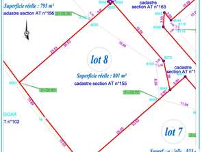Vente Terrain 801 m&sup2;Landerneau