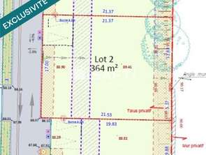 Vente Terrain 364 m&sup2;Landivisiau