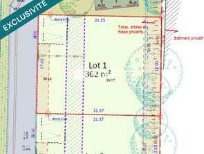 Vente Terrain 362 m&sup2;Landivisiau