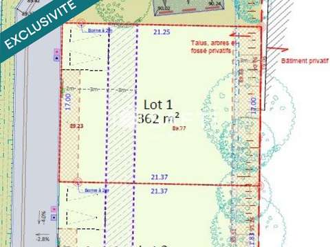 Vente de terrain Landivisiau 29
