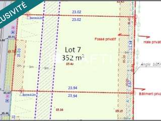 Vente de terrain