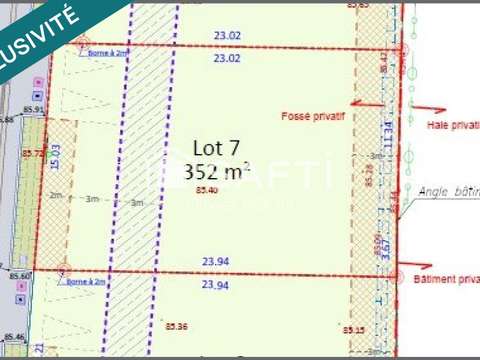 Vente de terrain Landivisiau 29