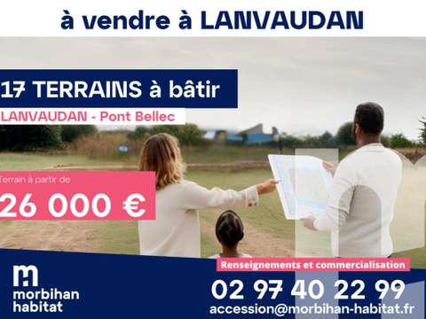 Vente de terrain Lanvaudan 56