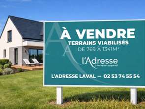 Vente Terrain 1341 m&sup2;Laval Thévalles