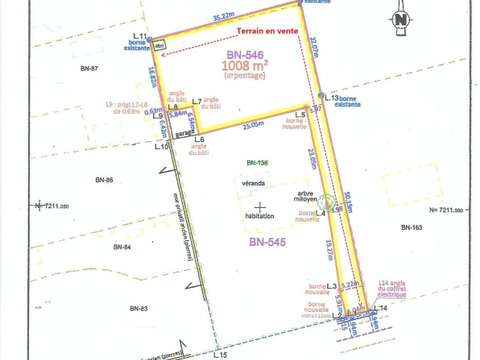 Vente de terrain