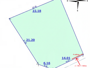 Vente Terrain 508 m&sup2;Le Bignon