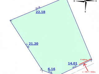 Vente de terrain