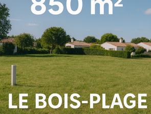 Vente Terrain 850 m&sup2;Le Bois-Plage-en-Ré