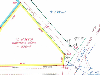 Vente de terrain