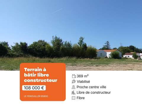 Vente de terrain Le Fenouiller 85