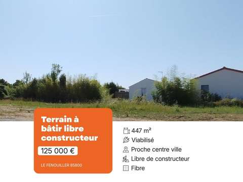 Vente de terrain Le Fenouiller 85