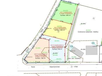 Vente Terrain 700 m&sup2;Le Mesnil-Eury