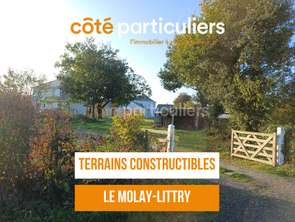 Vente Terrain 485 m&sup2;Le Molay-Littry