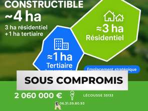 Vente Terrain 39000 m&sup2;Lécousse