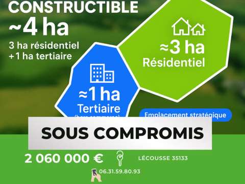 Vente de terrain Lécousse 35