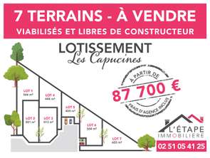 Vente Terrain 404 m&sup2;Les Achards