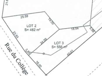 Vente Terrain 482 m&sup2;Les Achards