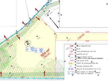 Vente Terrain 924 m&sup2;Les Achards