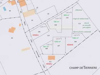 Vente de terrain