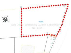 Vente Terrain 1095 m&sup2;Les Loges-Marchis