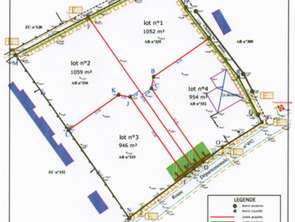 Vente Terrain 1052 m&sup2;Les Loges-Marchis