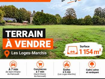 Vente Terrain 1154 m&sup2;Les Loges-Marchis