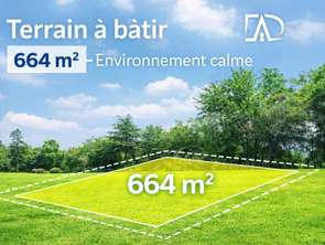 Vente Terrain 664 m&sup2;Les Monts-d'Aunay