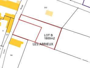 Vente Terrain 1800 m&sup2;Les Pins