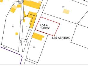 Vente Terrain 1000 m&sup2;Les Pins