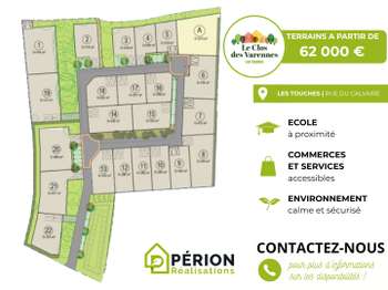 Photo Vente de terrain Les Touches