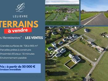 Vente Terrain 726 m&sup2;Les Ventes