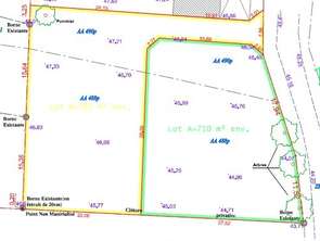 Vente Terrain 710 m&sup2;Limerzel