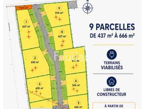 Vente Terrain 437 m&sup2;Lingreville