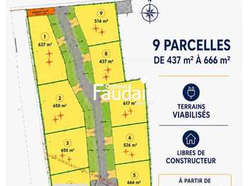 Vente Terrain 437 m&sup2;Lingreville