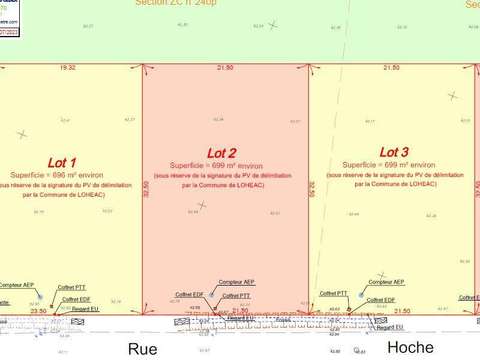Vente de terrain Lohéac 35