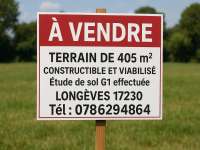 Vente de terrain