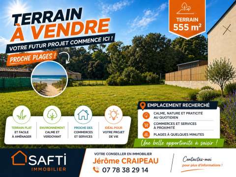 Vente de terrain Longeville-sur-Mer 85