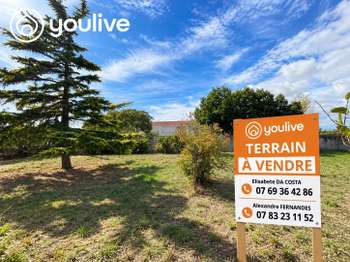 Vente Terrain 601 m&sup2;Longeville-sur-Mer